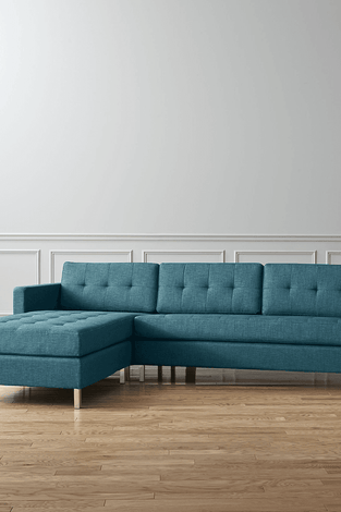 Ditto Ii Peacock Sectional Sofa