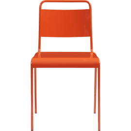 Lucinda Orange Stacking Chair