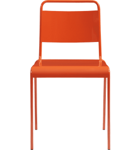 Lucinda Orange Stacking Chair