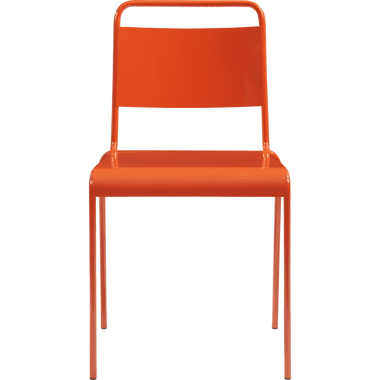 Lucinda Orange Stacking Chair