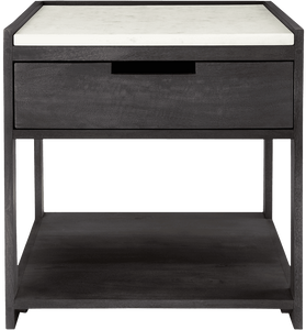 Tux Marble Top Nightstand