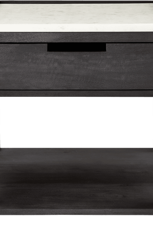 Tux Marble Top Nightstand