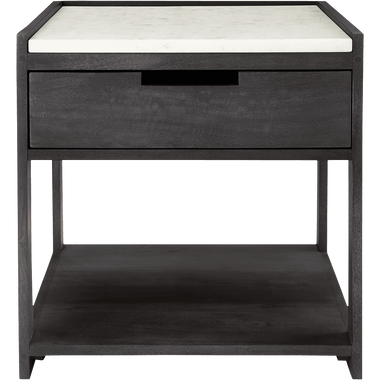 Tux Marble Top Nightstand